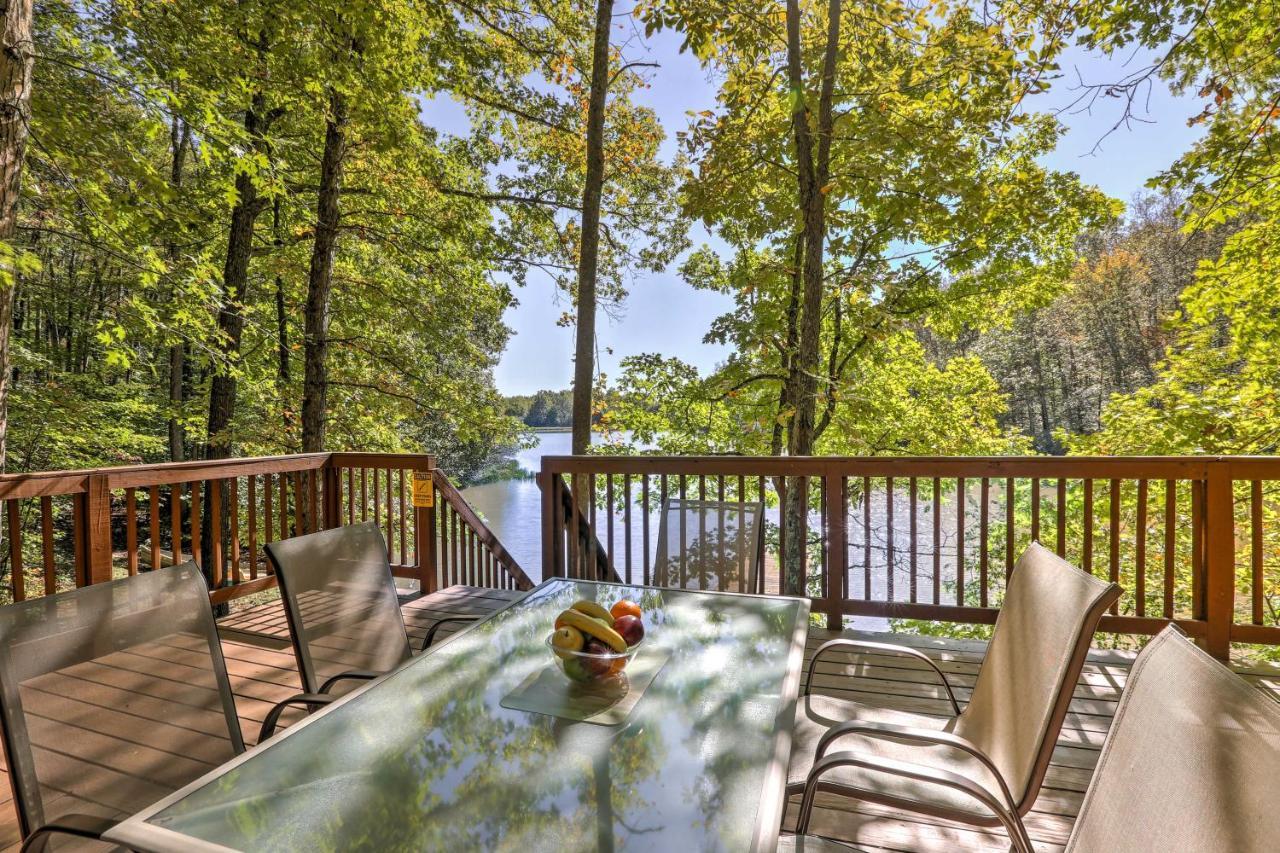Hamden Hocking Hills Lake Gem With Hot Tub, Dock, 100 Acres מראה חיצוני תמונה